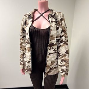Camo oversized jacket